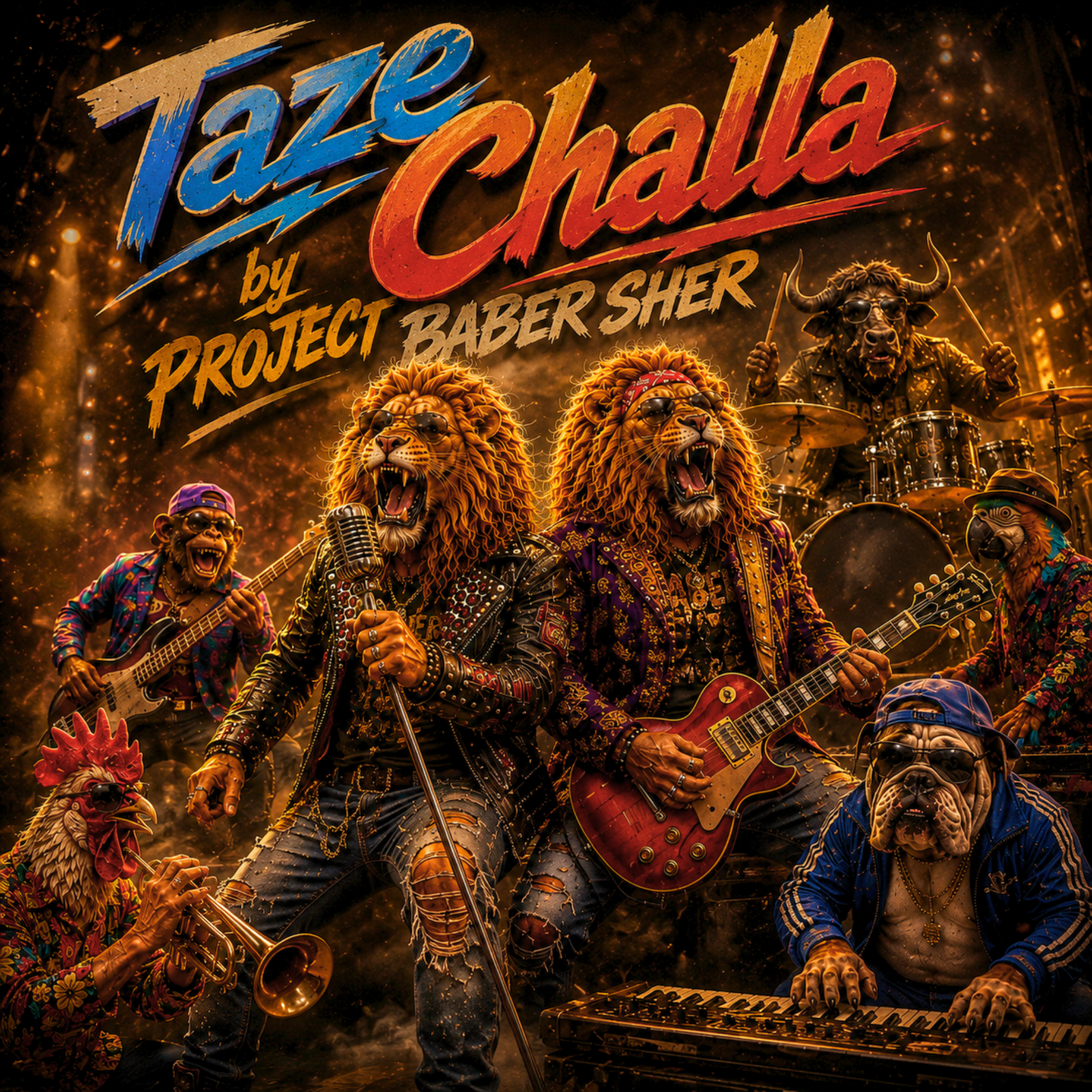 Baber Sher - Taze Challa art work